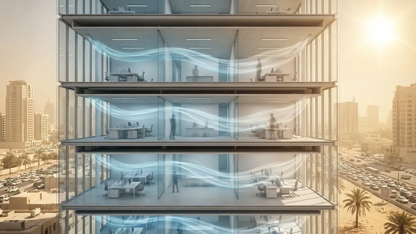 Air as an Engineering Infrastructure of a Building